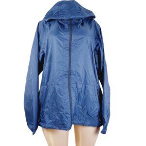 Columbia Women's Blue Long Sleeve Full-Zip Windbreaker Jacket Size 1X Plus